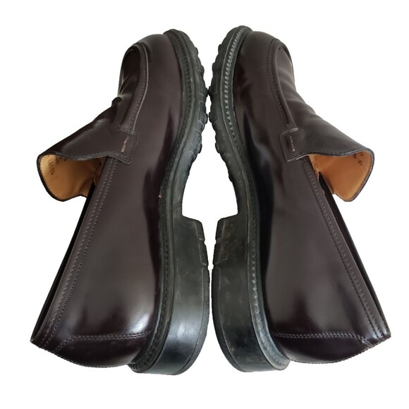 Men\'s Black Calf Leather J Crew Slip On Loafers Made in Italy Men\'s Size 12 main image 8